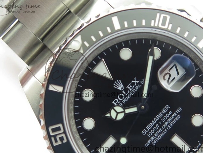 41mm Ceramic Steel Black 1:1 Edition Best A3235 904L LN VVSF 126610 Submariner 0228